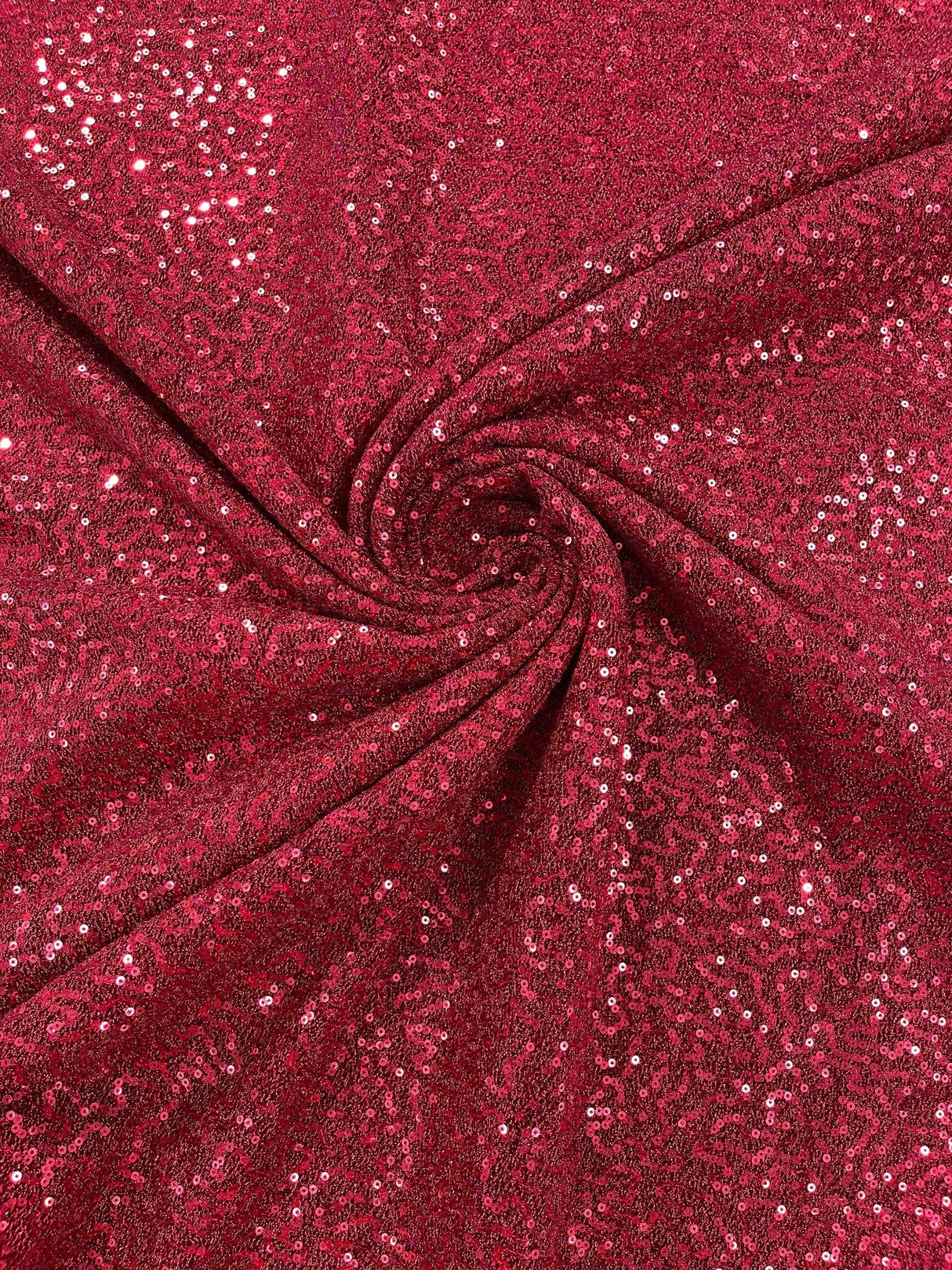 Stretch Metallic Sequin Lurex Polyester Fabric - Sequin Tinsel, 58" Width, 8 Colors (1 Yard)