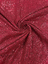 Stretch Metallic Sequin Lurex Polyester Fabric - Sequin Tinsel, 58" Width, 8 Colors (1 Yard)