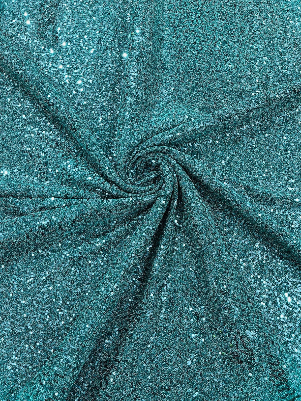 Stretch Metallic Sequin Lurex Polyester Fabric - Sequin Tinsel, 58" Width, 8 Colors (1 Yard)