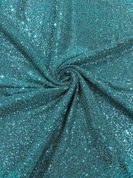 Stretch Metallic Sequin Lurex Polyester Fabric - Sequin Tinsel, 58" Width, 8 Colors (1 Yard)