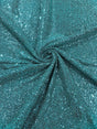 Stretch Metallic Sequin Lurex Polyester Fabric - Sequin Tinsel, 58" Width, 8 Colors (1 Yard)