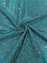 Stretch Metallic Sequin Lurex Polyester Fabric - Sequin Tinsel, 58" Width, 8 Colors (1 Yard)