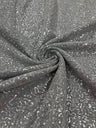 Stretch Metallic Sequin Lurex Polyester Fabric - Sequin Tinsel, 58" Width, 8 Colors (1 Yard)