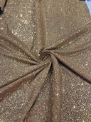 Stretch Metallic Sequin Lurex Polyester Fabric - Sequin Tinsel, 58" Width, 8 Colors (1 Yard)