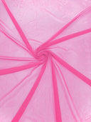 Stretch Power Mesh Nylon Spandex Fabric - Solid, 60" Width (1 Yard)