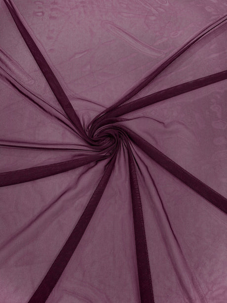 Stretch Power Mesh Nylon Spandex Fabric - Solid, 60" Width (1 Yard)