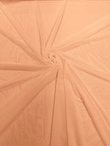 Stretch Power Mesh Nylon Spandex Fabric - Solid, 60" Width (1 Yard)