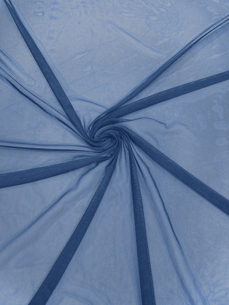Stretch Power Mesh Nylon Spandex Fabric - Solid, 60" Width (1 Yard)