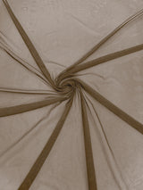 Stretch Power Mesh Nylon Spandex Fabric - Solid, 60" Width (1 Yard)