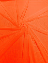 Stretch Power Mesh Nylon Spandex Fabric - Solid, 60" Width (1 Yard)