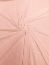 Stretch Power Mesh Nylon Spandex Fabric - Solid, 60" Width (1 Yard)