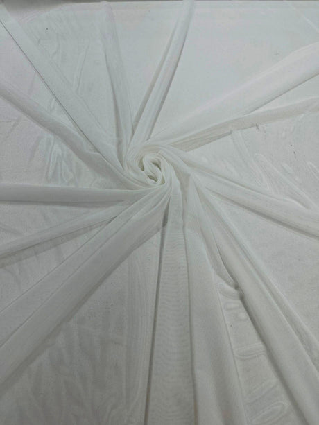 Stretch Power Mesh Nylon Spandex Fabric - Solid, 60" Width (1 Yard)