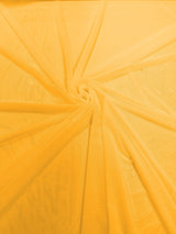 Stretch Power Mesh Nylon Spandex Fabric - Solid, 60" Width (1 Yard)