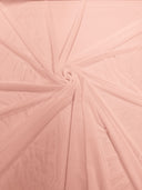 Stretch Power Mesh Nylon Spandex Fabric - Solid, 60" Width (1 Yard)