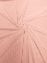 Stretch Power Mesh Nylon Spandex Fabric - Solid, 60" Width (1 Yard)