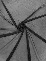 Stretch Power Mesh Nylon Spandex Fabric - Solid, 60" Width (1 Yard)