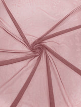 Stretch Power Mesh Nylon Spandex Fabric - Solid, 60" Width (1 Yard)