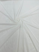 Stretch Power Mesh Nylon Spandex Fabric - Solid, 60" Width (1 Yard)