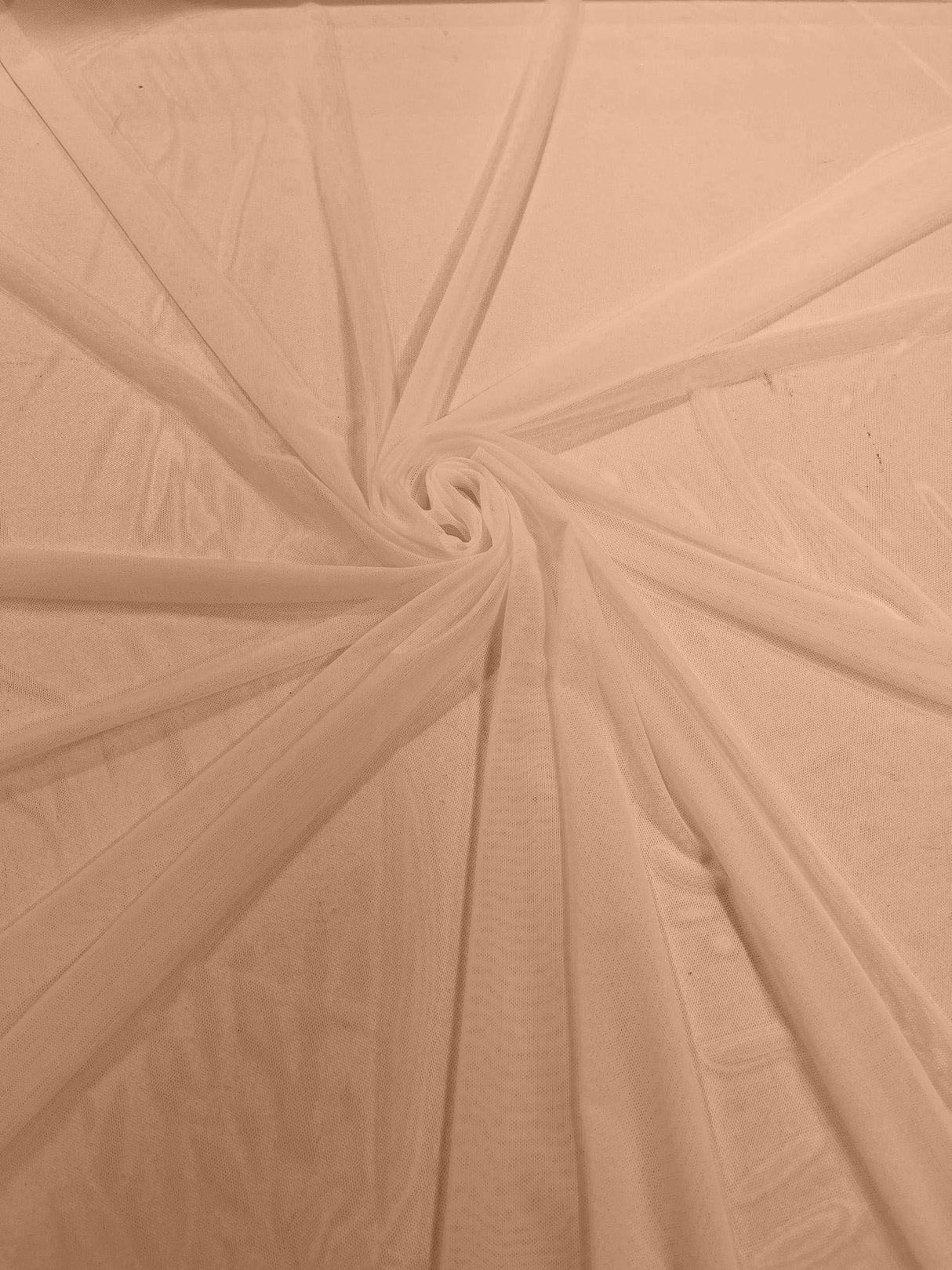 Stretch Power Mesh Nylon Spandex Fabric - Solid, 60" Width (1 Yard)
