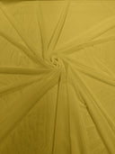 Stretch Power Mesh Nylon Spandex Fabric - Solid, 60" Width (1 Yard)