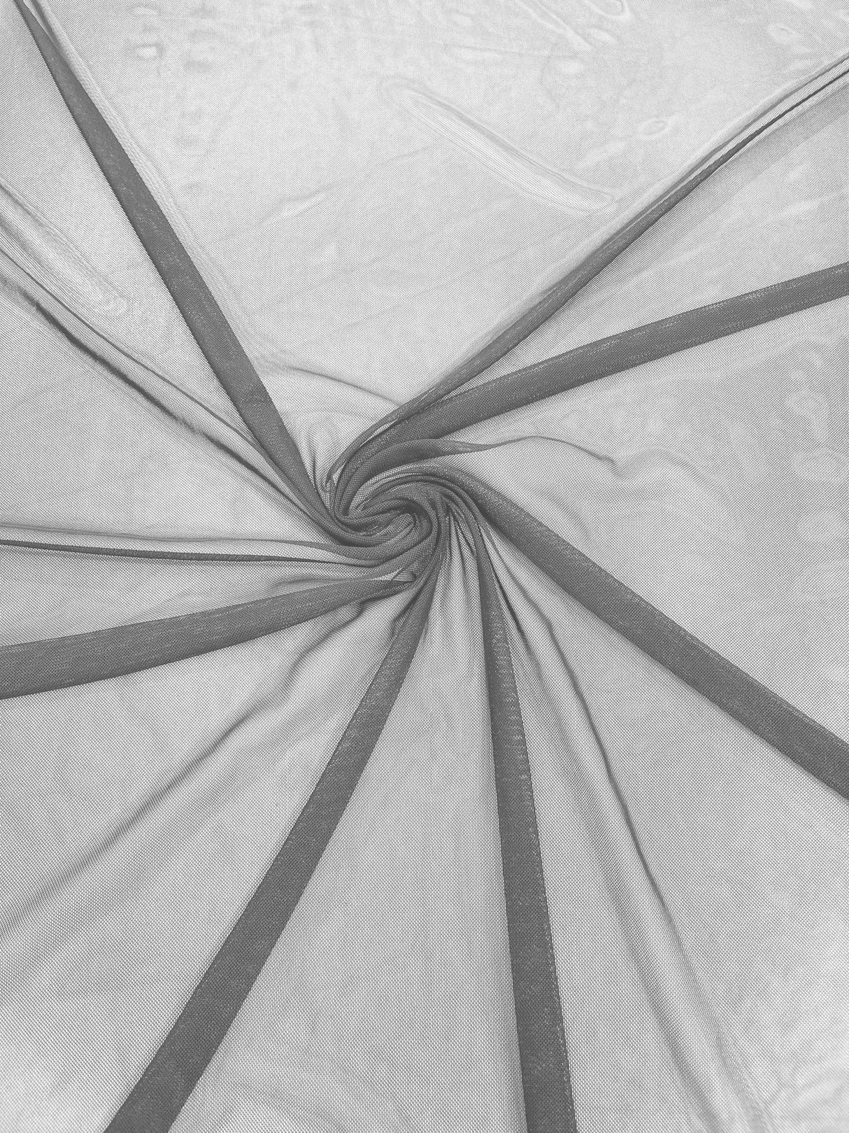 Stretch Power Mesh Nylon Spandex Fabric - Solid, 60" Width (1 Yard)