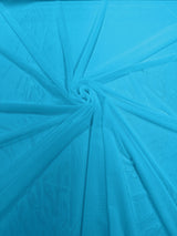 Stretch Power Mesh Nylon Spandex Fabric - Solid, 60" Width (1 Yard)
