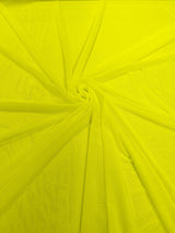 Stretch Power Mesh Nylon Spandex Fabric - Solid, 60" Width (1 Yard)