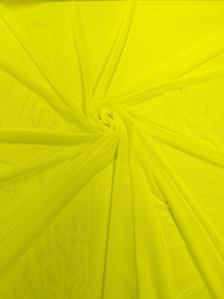 Stretch Power Mesh Nylon Spandex Fabric - Solid, 60" Width (1 Yard)