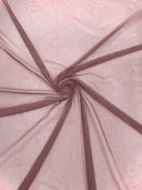 Stretch Power Mesh Nylon Spandex Fabric - Solid, 60" Width (1 Yard)