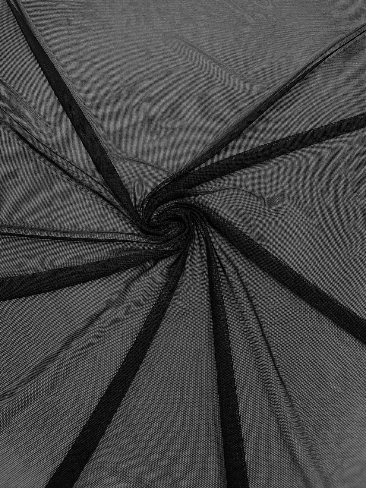 Stretch Power Mesh Nylon Spandex Fabric - Solid, 60" Width (1 Yard)