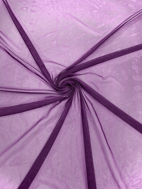 Stretch Power Mesh Nylon Spandex Fabric - Solid, 60" Width (1 Yard)