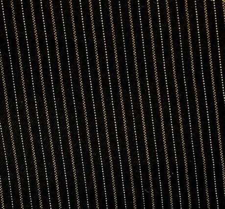 Stretch Stripe 8005 Polyester Rayon Spandex Fabric - Black/Khaki Stripe, 44/45" Width