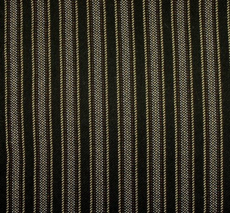 Stretch Stripe Poly/Rayon/Spandex Fabric - Black Stripe, 44/45" Width