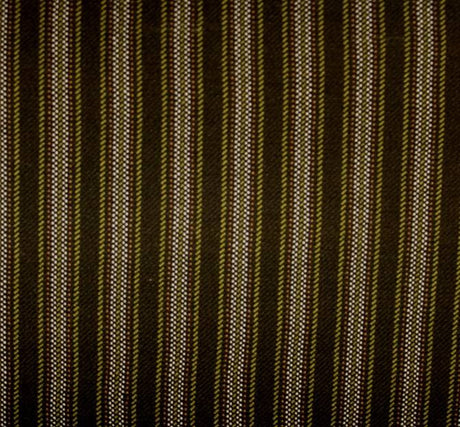 Stretch Stripe Poly/Rayon/Spx D8173 Brown 44/45" Apparel Fabric - Brown Stripe, 44/45" Width (1 Yard)