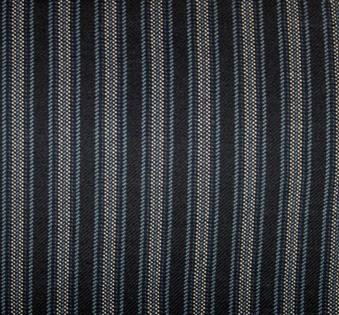 Stretch Stripe Poly/Rayon/Spx D#8173 Navy Fabric - Navy Stripe, 44/45" Width