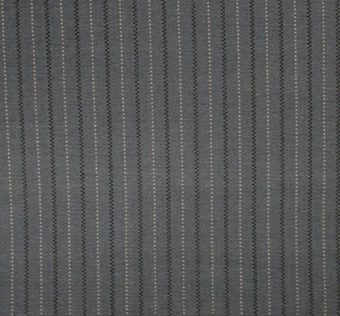 Stretch Stripe 8005 Polyester Rayon Spandex Fabric - Slate Blue/Black Stripe, 44/45" Width