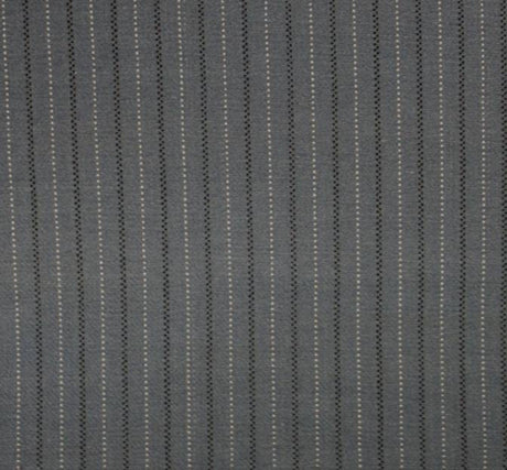 Stretch Stripe 8005 Polyester Rayon Spandex Fabric - Slate Blue/Black Stripe, 44/45" Width