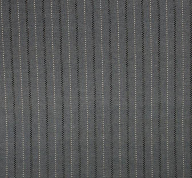 Stretch Stripe 8005 Polyester Rayon Spandex Fabric - Slate Blue/Black Stripe, 44/45" Width