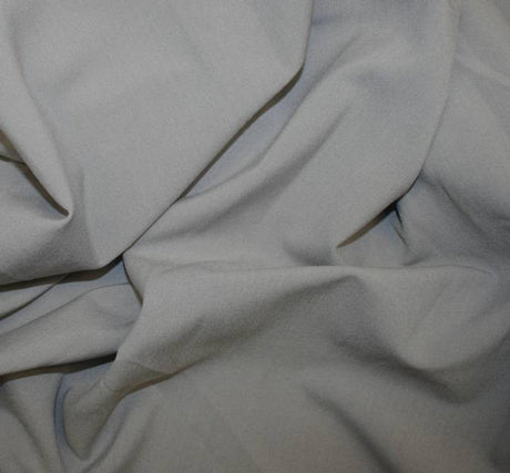 Stretch Tropical Silver Polyester Rayon Spandex Fabric - Silver, Width 57/58"