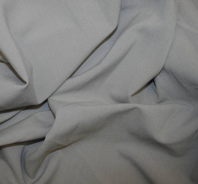 Stretch Tropical Silver Polyester Rayon Spandex Fabric - Silver, Width 57/58"