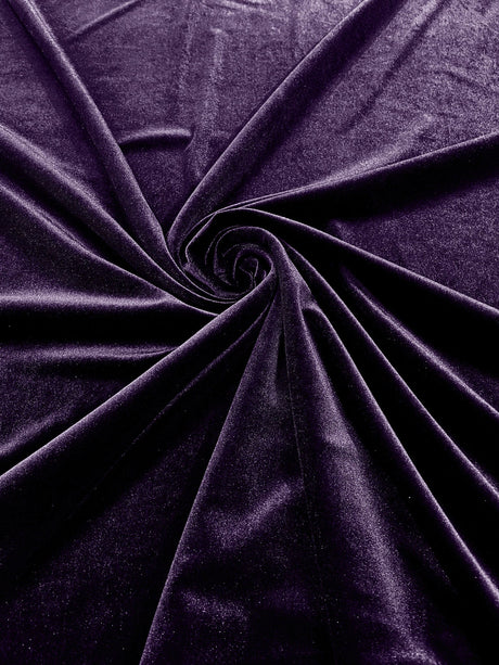 Stretch Velvet Stretch Velvet Fabric - 58" Wide, Apparel, Costumes, 90% Polyester 10% Spandex (1 Yard)