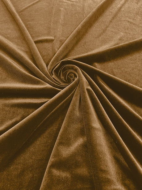 Stretch Velvet Stretch Velvet Fabric - 58" Wide, Apparel, Costumes, 90% Polyester 10% Spandex (1 Yard)