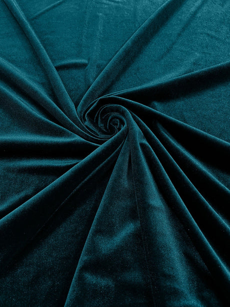 Stretch Velvet Stretch Velvet Fabric - 58" Wide, Apparel, Costumes, 90% Polyester 10% Spandex (1 Yard)
