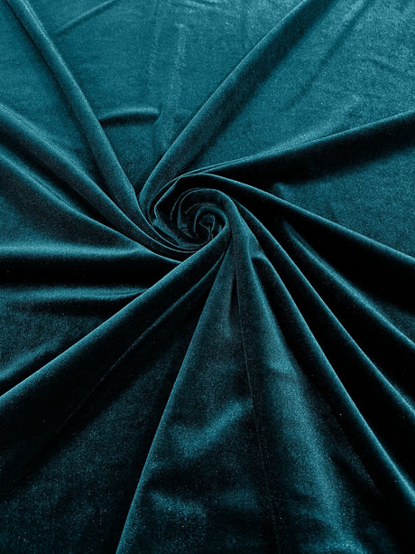 Stretch Velvet Stretch Velvet Fabric - 58" Wide, Apparel, Costumes, 90% Polyester 10% Spandex (1 Yard)