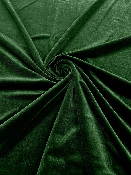 Stretch Velvet Stretch Velvet Fabric - 58" Wide, Apparel, Costumes, 90% Polyester 10% Spandex (1 Yard)