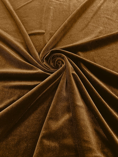Stretch Velvet Stretch Velvet Fabric - 58" Wide, Apparel, Costumes, 90% Polyester 10% Spandex (1 Yard)