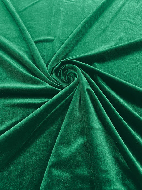 Stretch Velvet Stretch Velvet Fabric - 58" Wide, Apparel, Costumes, 90% Polyester 10% Spandex (1 Yard)