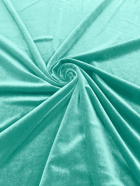 Stretch Velvet Stretch Velvet Fabric - 58" Wide, Apparel, Costumes, 90% Polyester 10% Spandex (1 Yard)