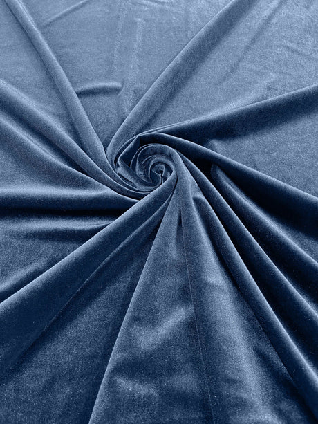 Stretch Velvet Stretch Velvet Fabric - 58" Wide, Apparel, Costumes, 90% Polyester 10% Spandex (1 Yard)