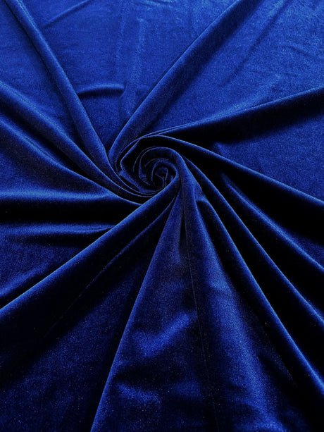Stretch Velvet Stretch Velvet Fabric - 58" Wide, Apparel, Costumes, 90% Polyester 10% Spandex (1 Yard)